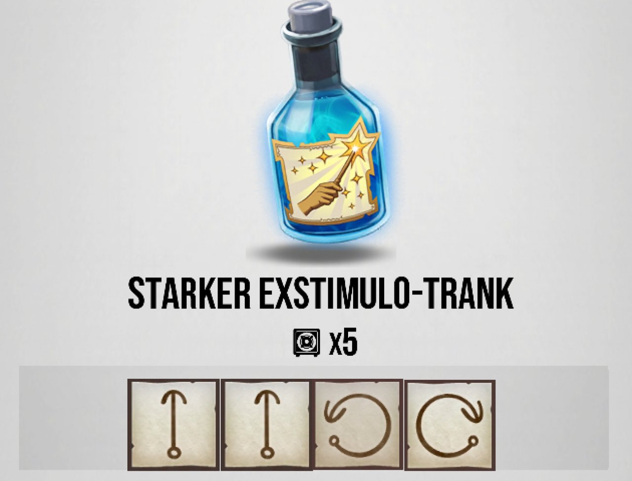 [03/07/2019] Starker Exstimulo Trank (ab Stufe 9) - alle Gesten