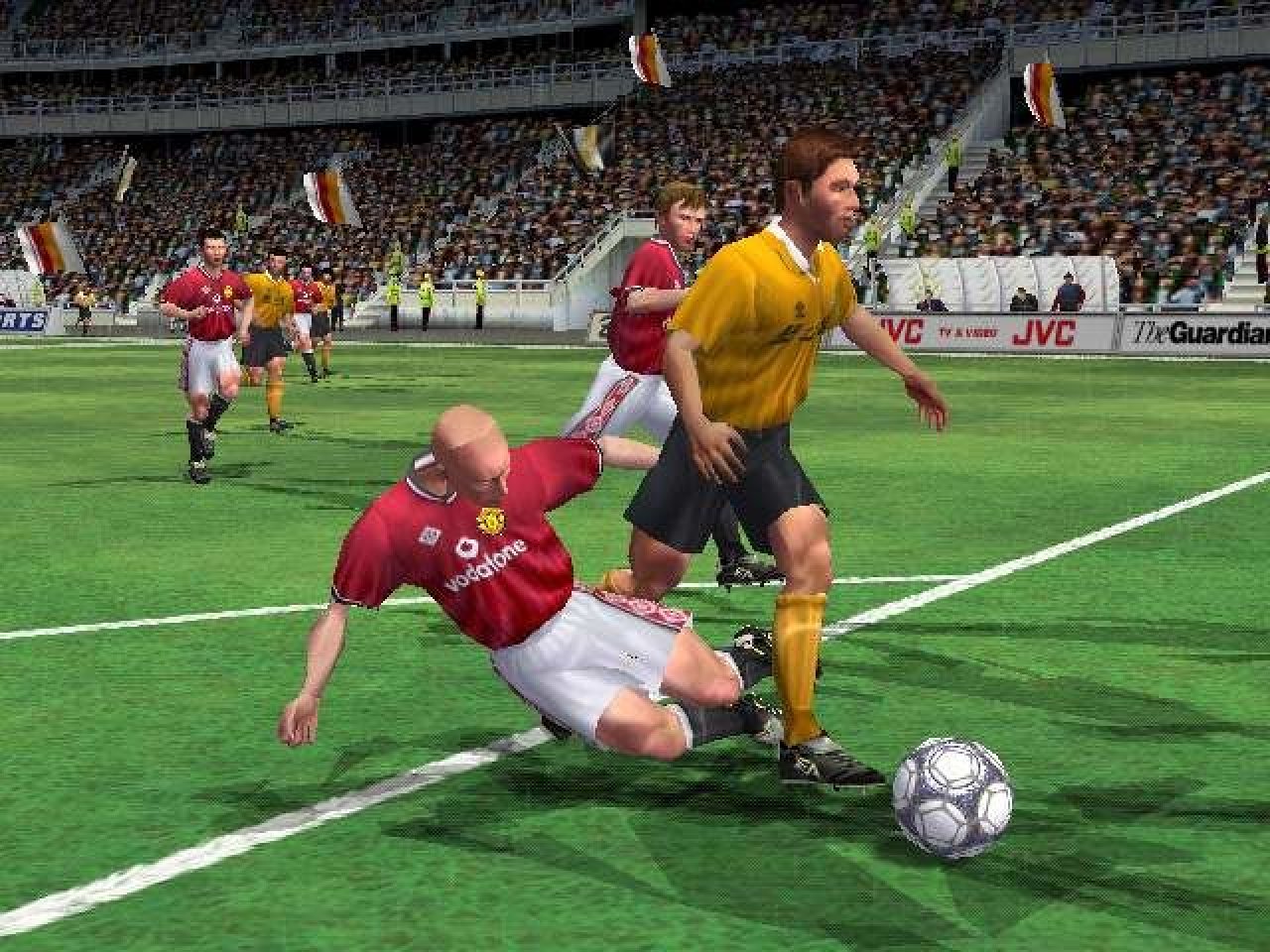 [19/07/2019] Das im November 2000 veröffentlichte FIFA 2001 fiel vor allem durch optische Veränderungen auf. So verfolgten nun Linienrichter, animierte Zuschauer oder Trainer das Geschehen auf dem Platz.