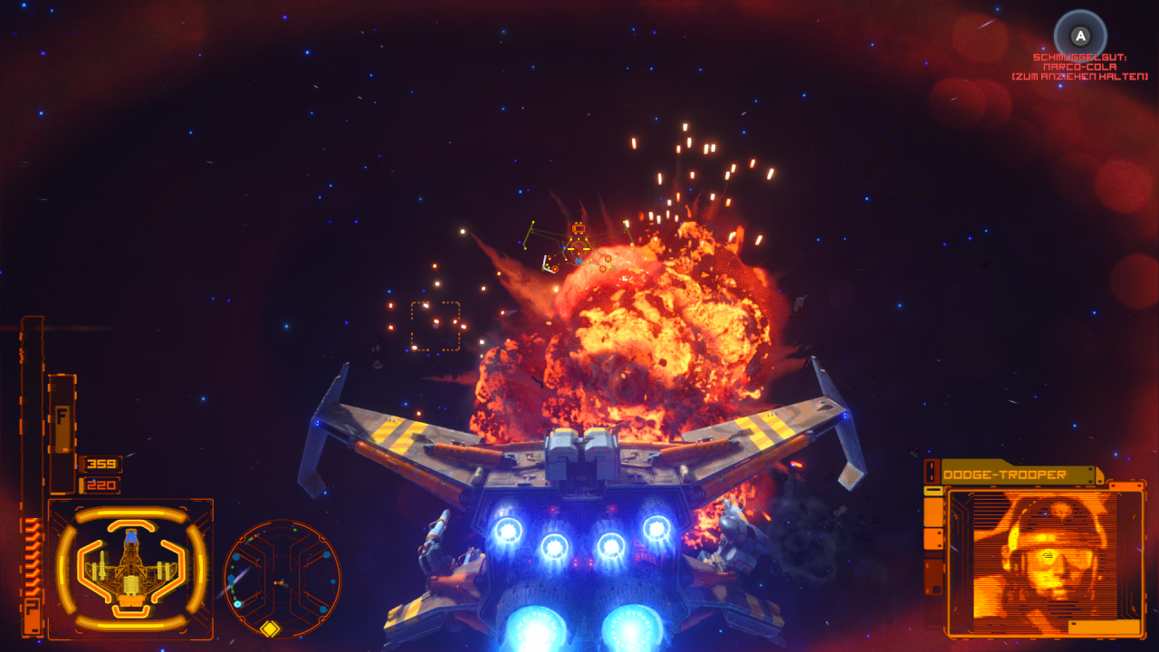 [15/08/2019] Die kurzweiligen Weltraumkämpfe erinnern stark an Wing Commander und machen richtig Laune.