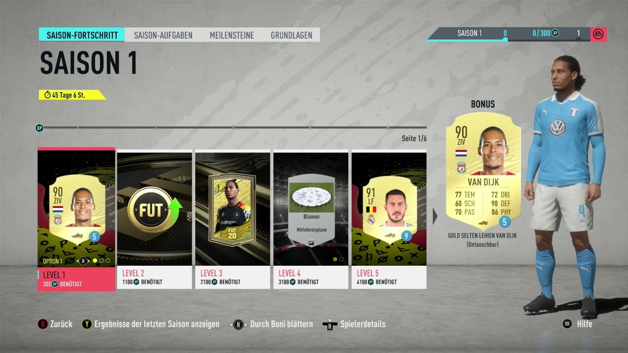 In FIFA Ultimate Team gibt es neuerdings auch Saisons, in deren Verlauf ihr allein durch Aktivität neue Inhalte freischalten könnt.