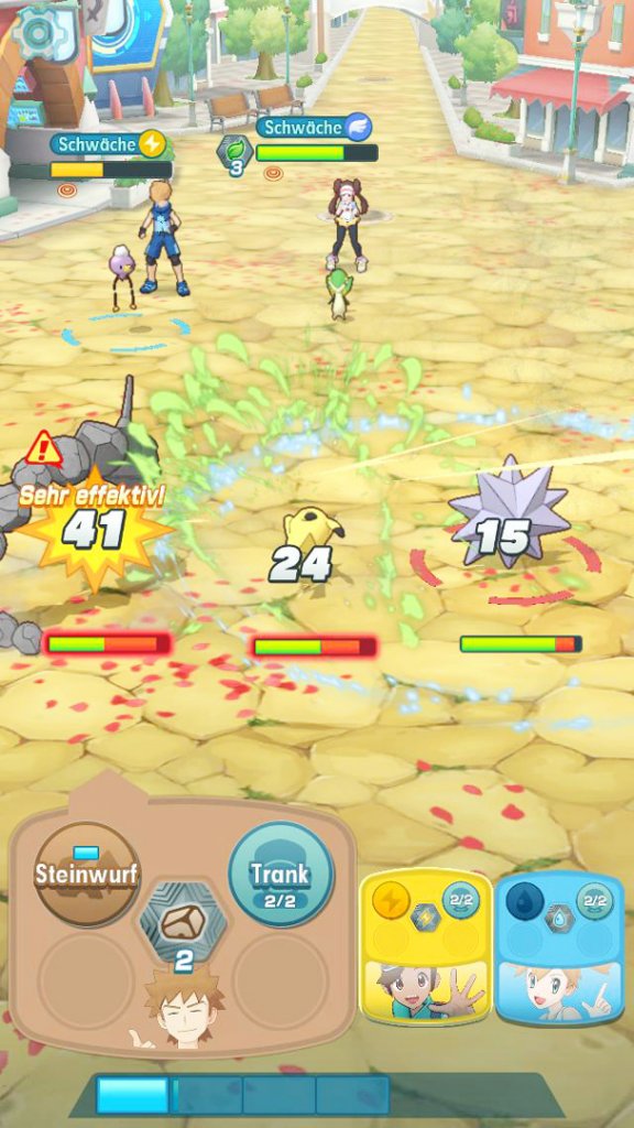 [06/09/2019] Die Kämpfe in Pokémon Masters erinnern an die Gefechte in der Hauptreihe. Elemente, Attacken und Items sollten für den Sieg clever genutzt werden.