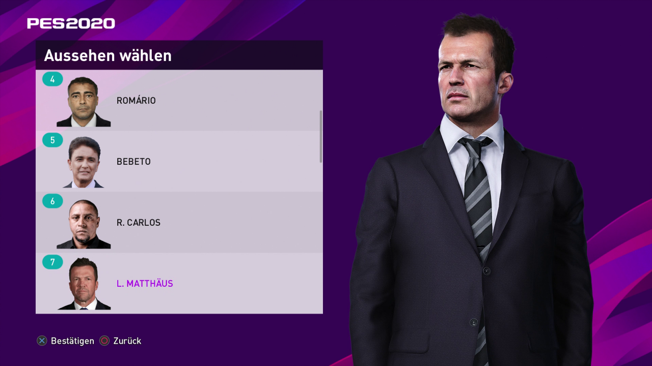 [13/09/2019] Zum Karrierestart wählt ihr einen Avatar aus bekannten Trainern und Ex-Spielern. So kommt auch der gute Loddar noch mal an einen Trainerjob.