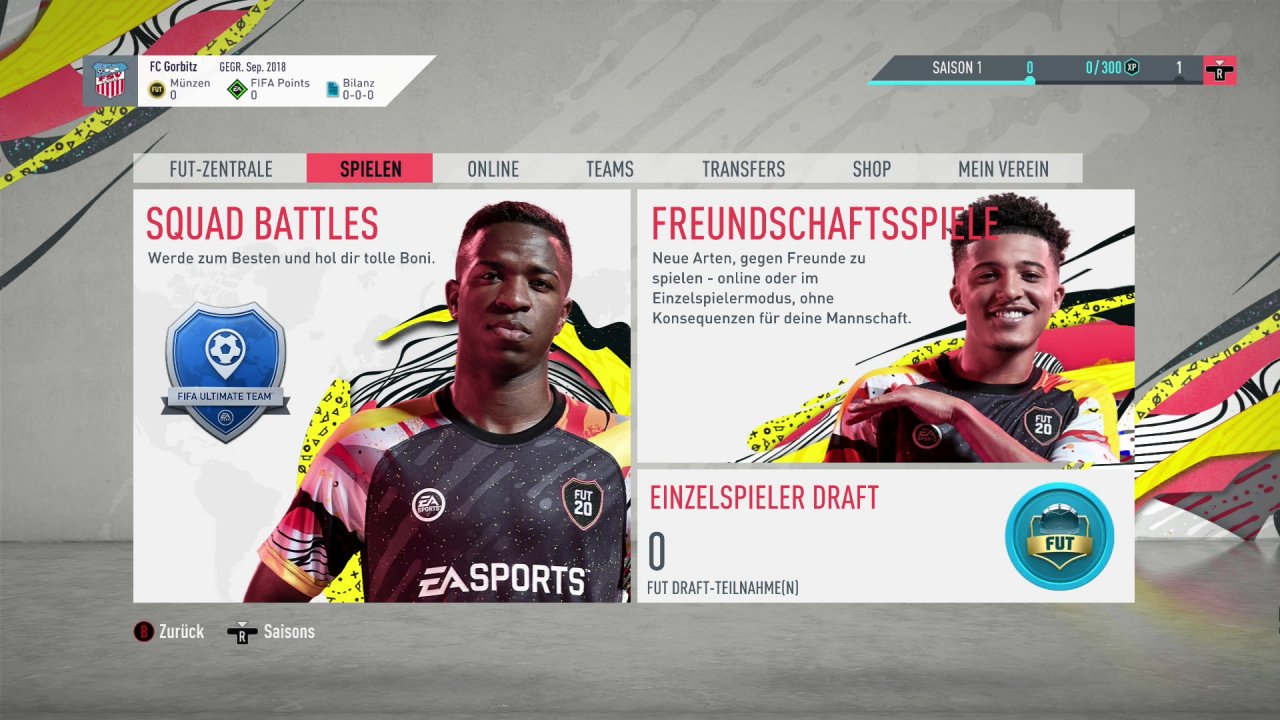 [02/10/2019] FIFA 20 Ultimate Team - Squad Battles - FUT-Tipps zum Offline-Modus