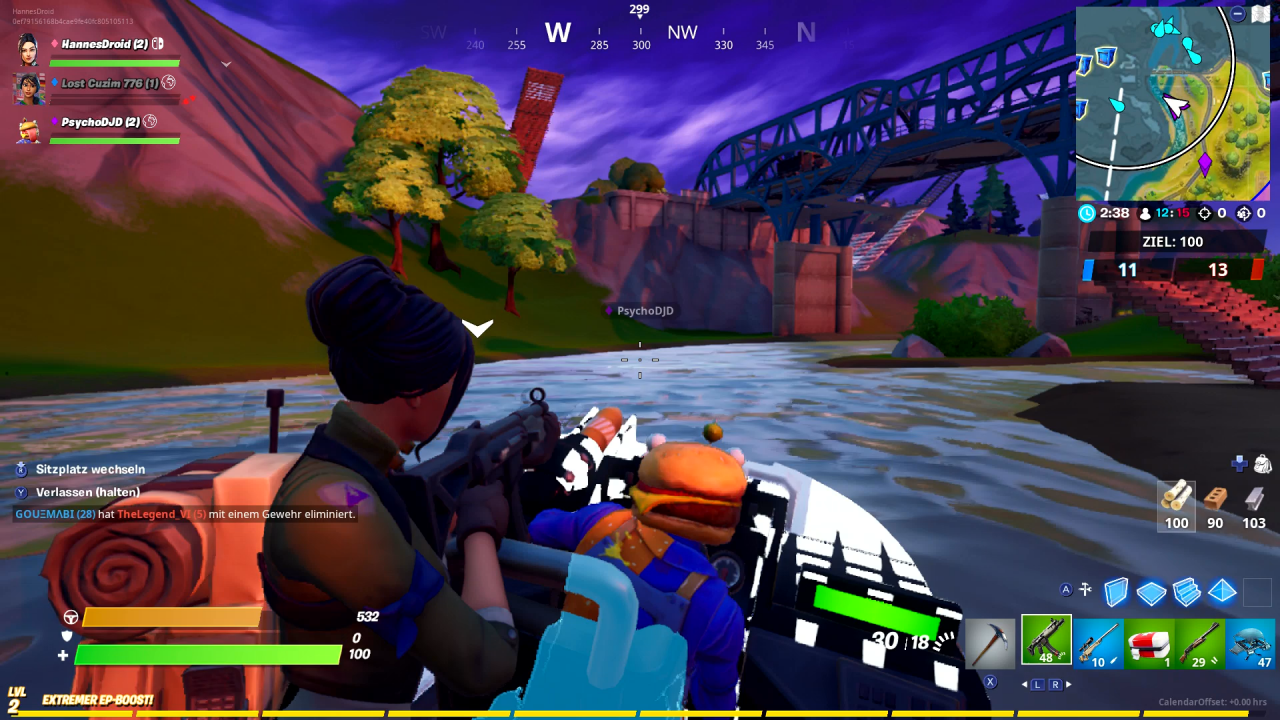 [16/10/2019] Fortnite Kapitel 2: Map, Boote, Verstecken, Battle-Pass - das 