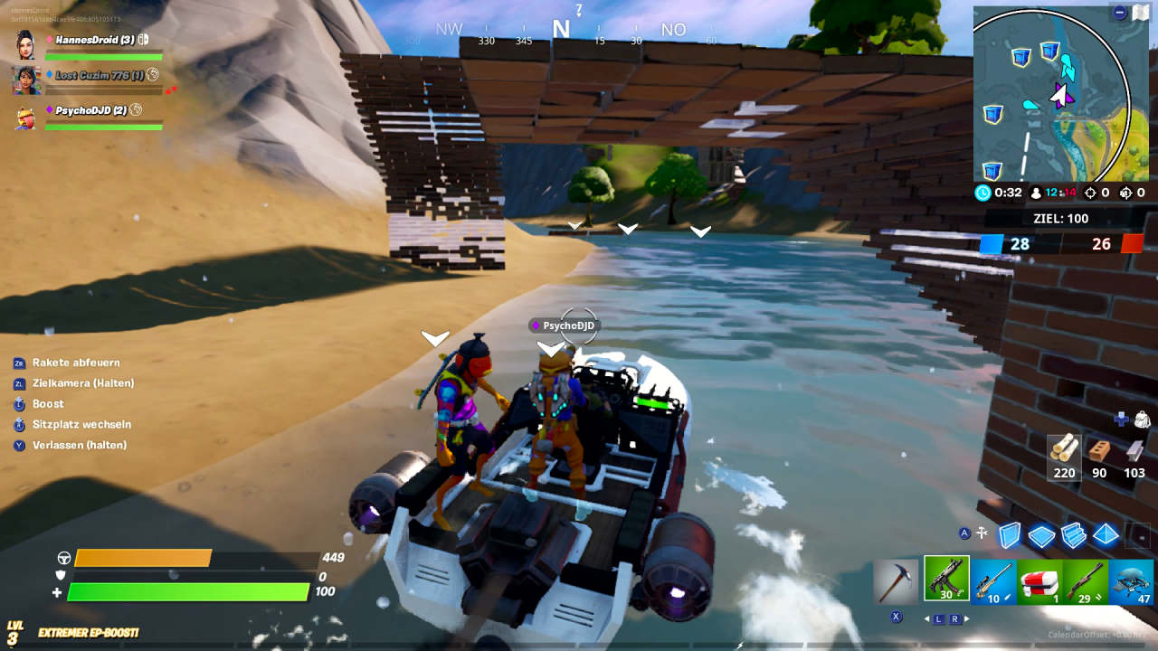 [16/10/2019] Fortnite Kapitel 2: Map, Boote, Verstecken, Battle-Pass - das 