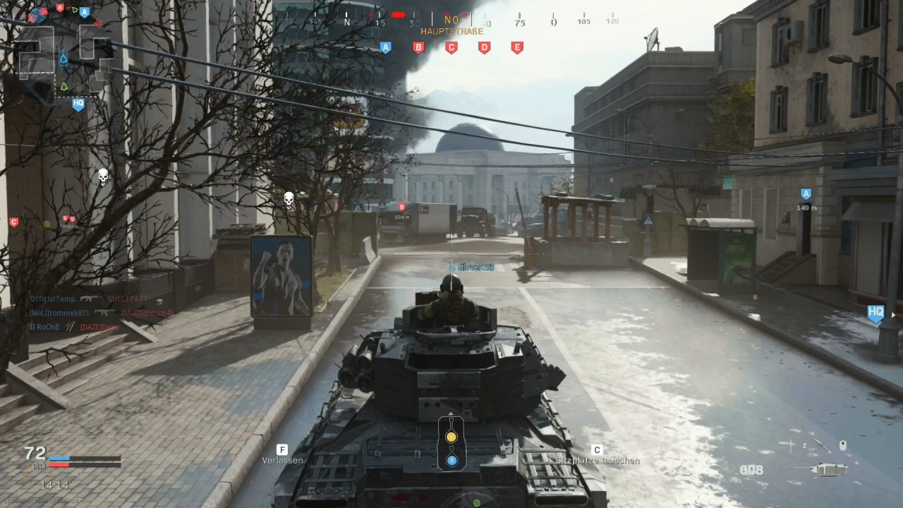 Panzer, ich begrüße Sie! In den neuen Bodenkrieg-Matches seid ihr jetzt auch mit Fahrzeugen unterwegs.