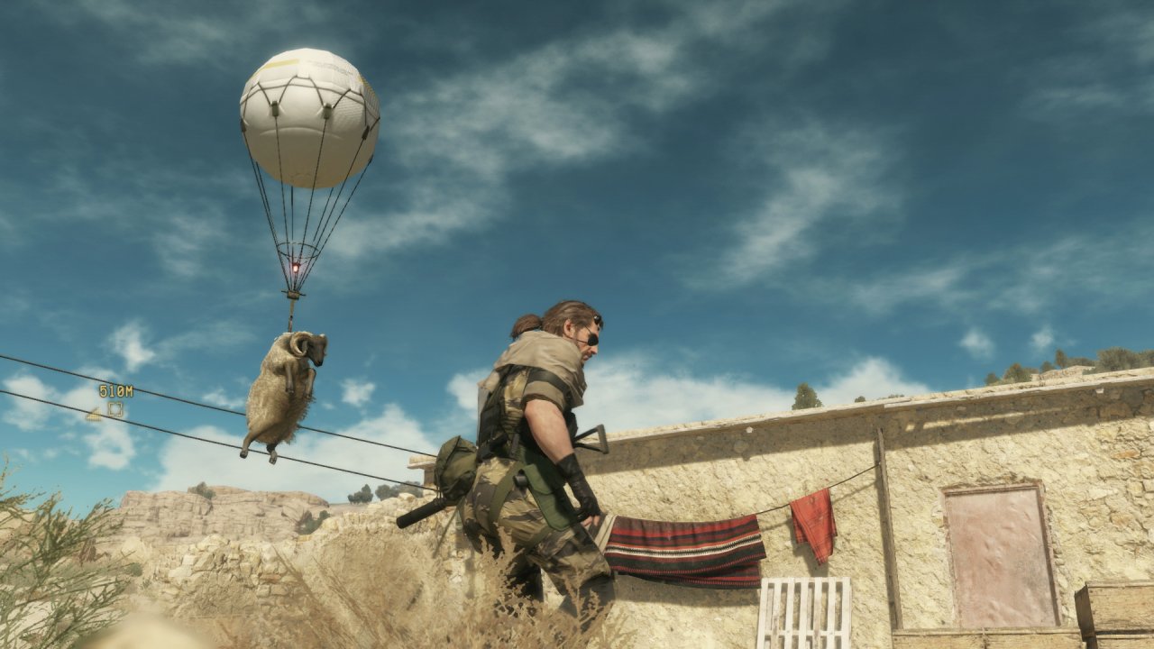 [25/10/2019] Schafe mit Ballons aus dem Kriegsgebiet extrahieren: Nicht zuletzt aufgrund solch ungewöhnlicher Gameplay-Möglichkeiten begeisterte&nbsp;Metal&nbsp;Gear&nbsp;Solid&nbsp;5: The Phantom&nbsp;Pain&nbsp;Kritiker weltweit.