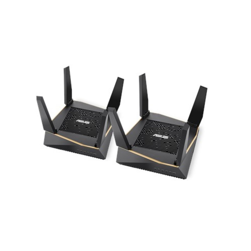 [15/11/2019] Einige Router wie der Asus RT-AX92U bieten eine Mesh-Funktion, durch man mit mehreren Routern ein größeres WLAN-Netz aufbauen kann.