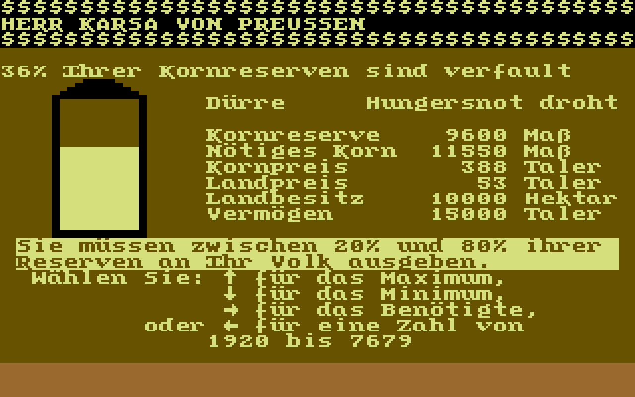 [28/11/2019] Das C64-Spiel Kaiser