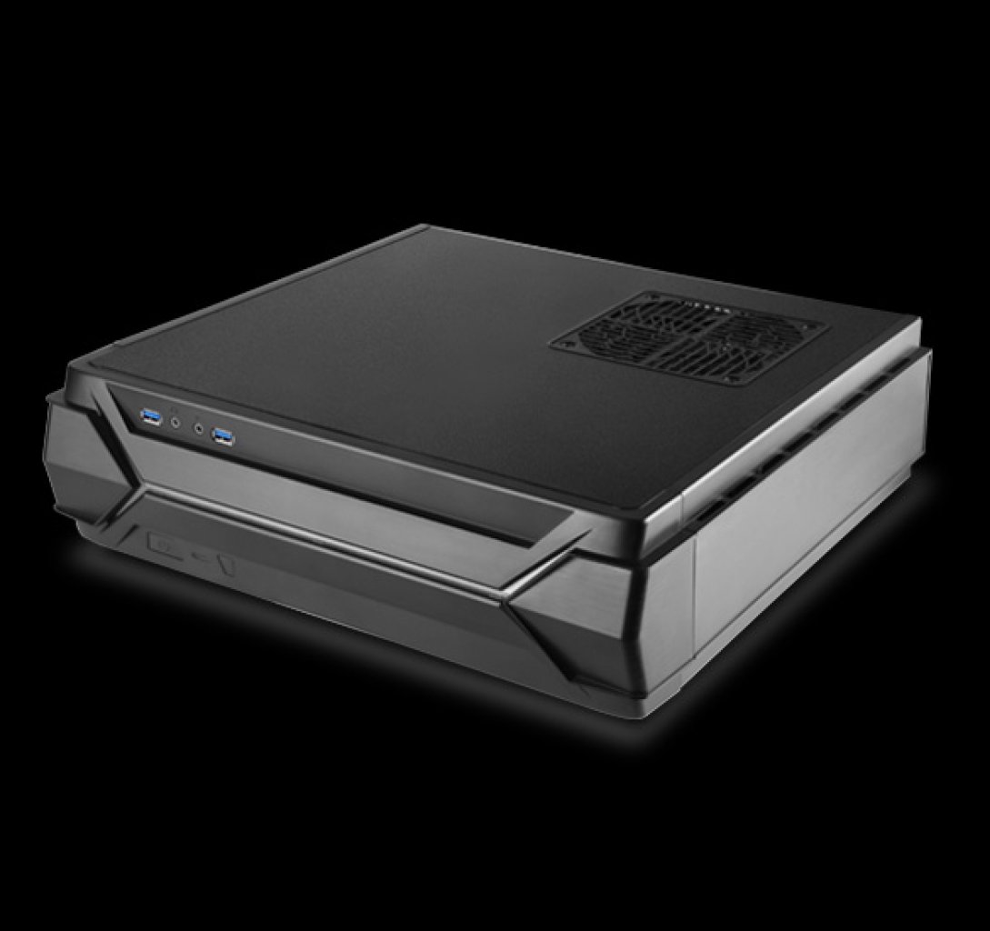[22/11/2019] Das konsolenartige SilverStone Raven Z RVZ03 lässt sich vertikal oder horizontal hinstellen.