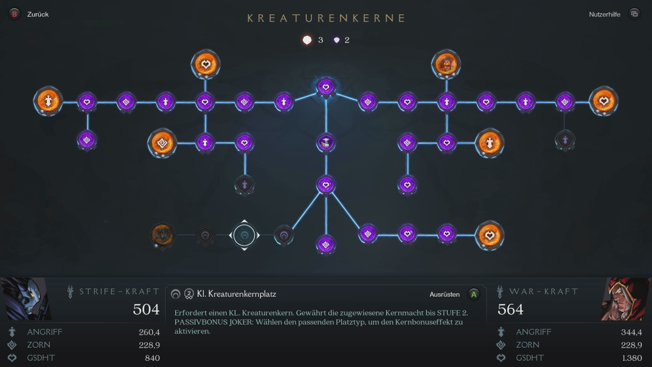 [04/12/2019] Das Skillsystem ist zwar eigentlich interessant, aber nicht wirklich gut umgesetzt.