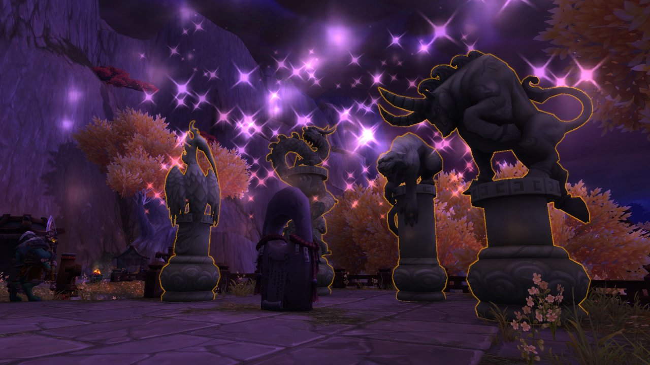 Statuen der vier himmlischen Erhabenen in WoW Patch 8.3