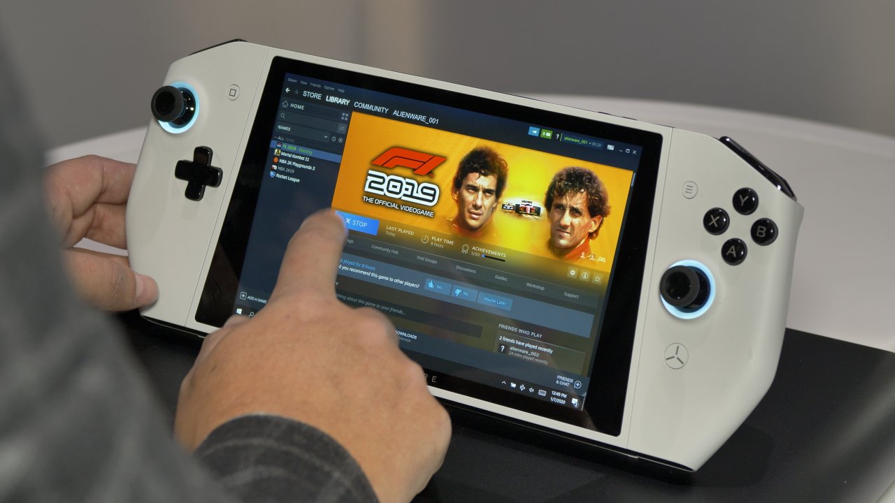 [08/01/2020] Alienware Concept Ufo - ein Hendheld-PC, der an Nintendos Switch erinnert.