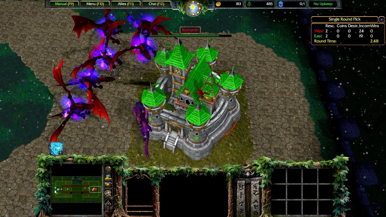 [22/01/2020] Castle Fight - Dieses Schloss hat es schwer. Es wird bereits von mehreren Netherdrachen belagert.
