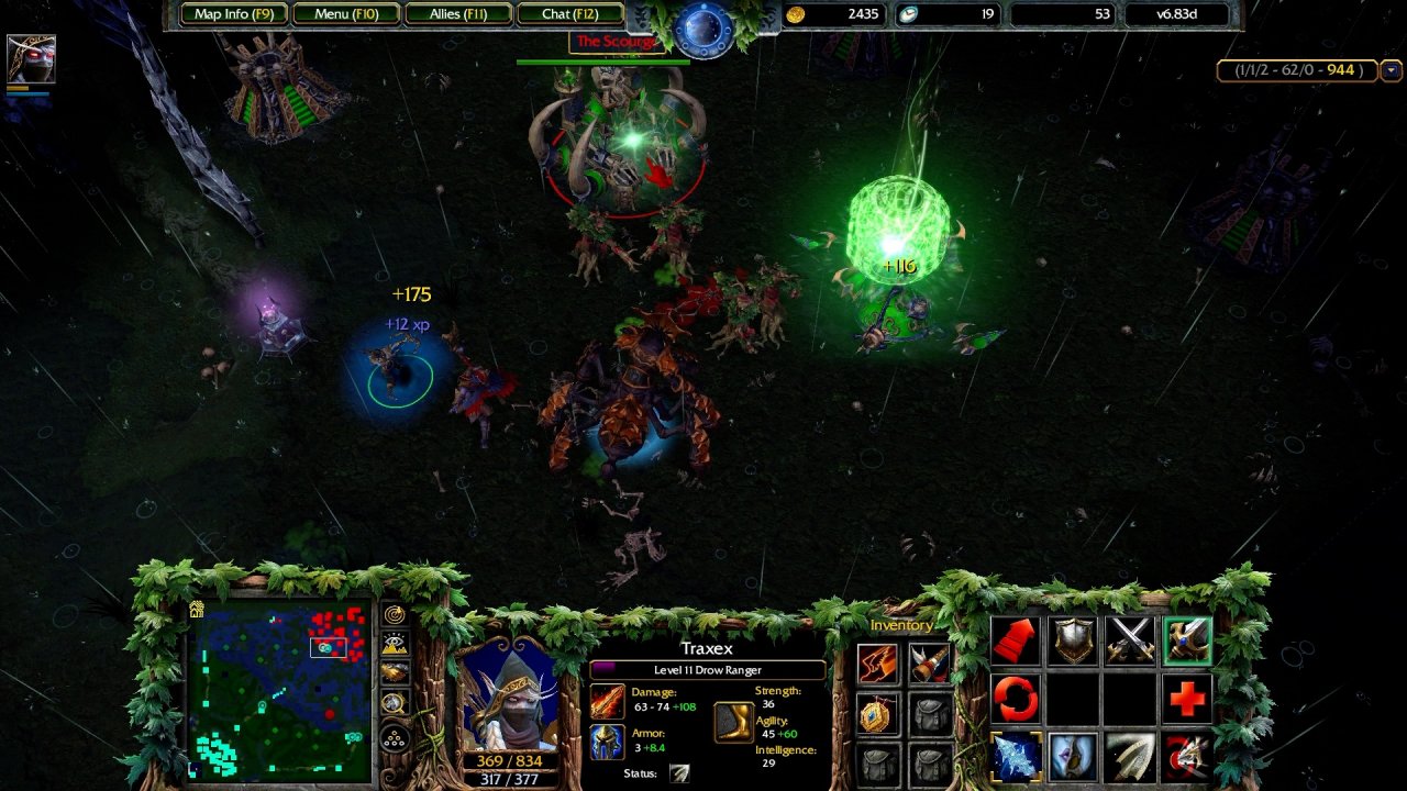 [22/01/2020] DotA Allstars - Die Sentinels stehen schon in der Basis der Scourge. Dieses Spiel dauert nicht mehr lange.