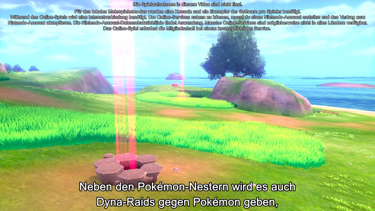 Die neuen Gebiete im Erweiterunsgspass verfügen wie die Naturzone des Hauptspiels über zahlreiche Pokémon-Nester, wo ihr Dyna-Raids bestreiten könnt.