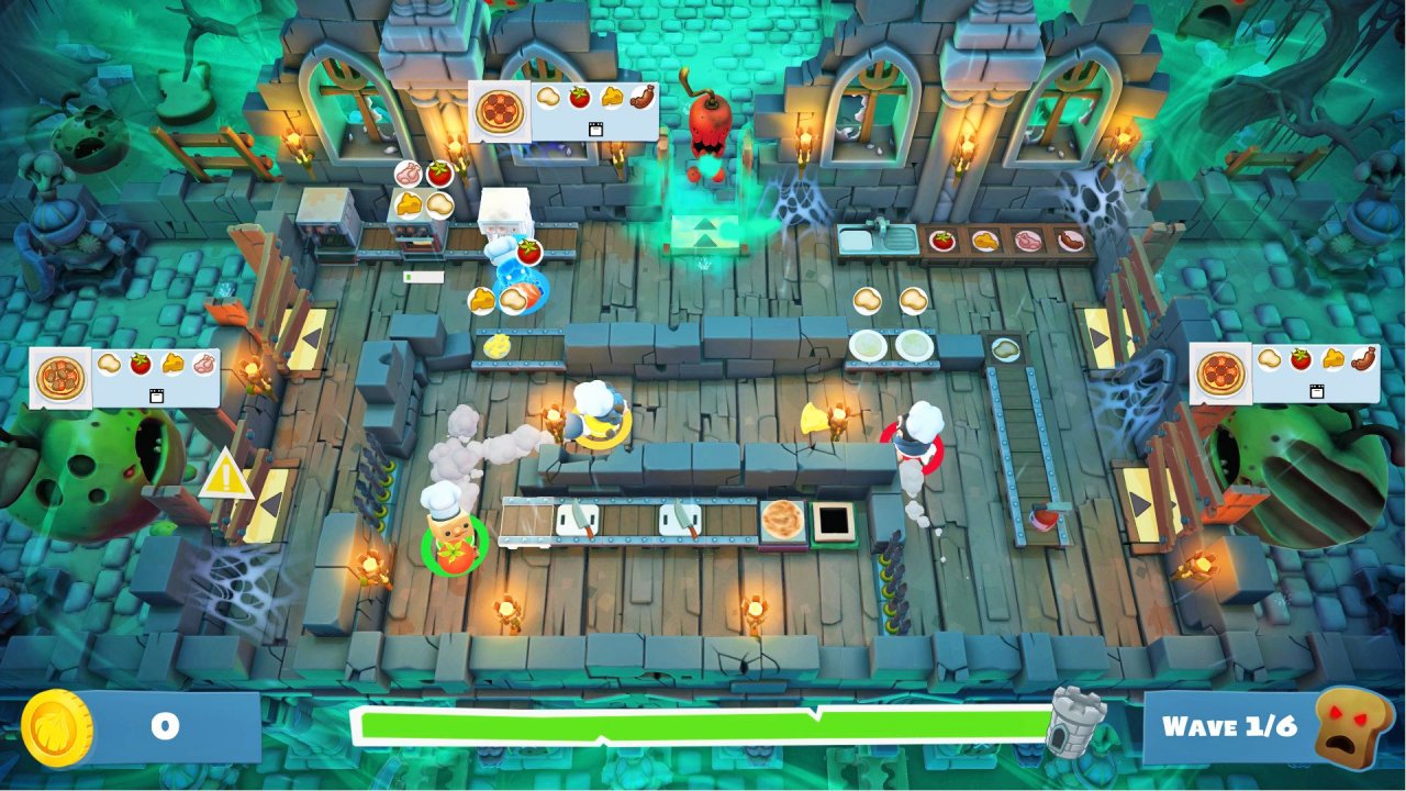 [03/01/2020] In den Horde-Levels von Night of the Hangry Horde müsst ihr angreifende Zombie-Brote und -Möhren abwehren. Echt spaßig!