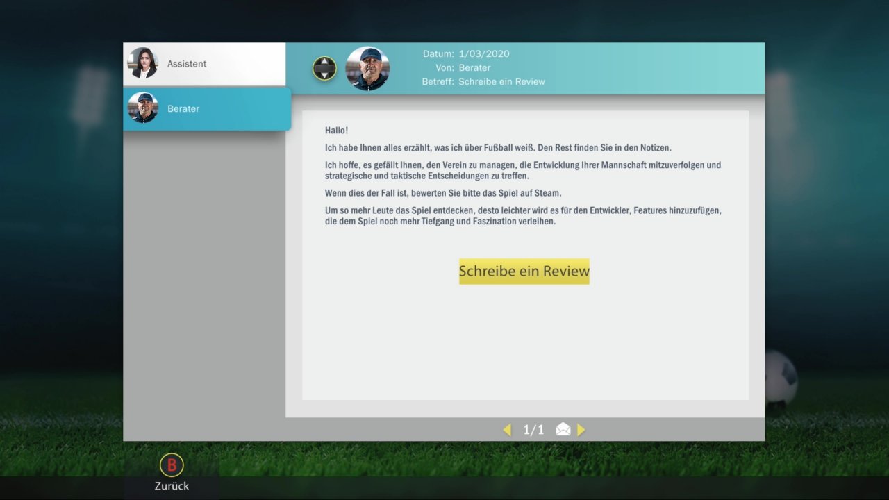 [29/01/2020] Lieblos portiert: Im Text der Xbox-Fassung findet sich ein Verweis auf eine Bewertung auf Steam.
