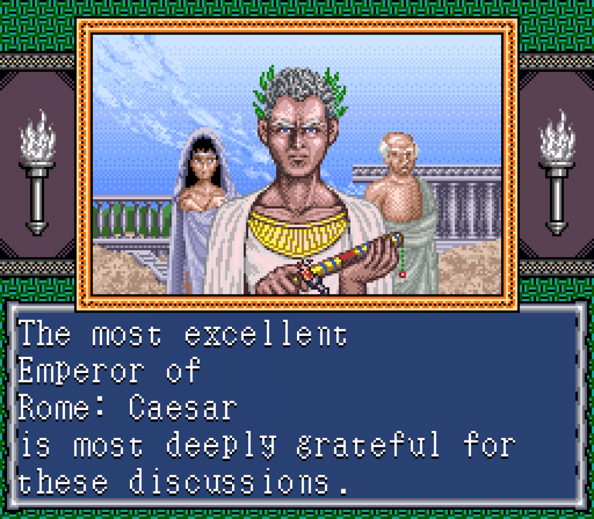 [27/02/2020] Civilization (1991) war so erfolgreich, dass allein der erste Teil auf neun verschiedenen Systemen erschien. Hier seht ihr eine Zwischensequenz aus der Super-Nintendo-Fassung, die die SNES-Maus unterstützt.