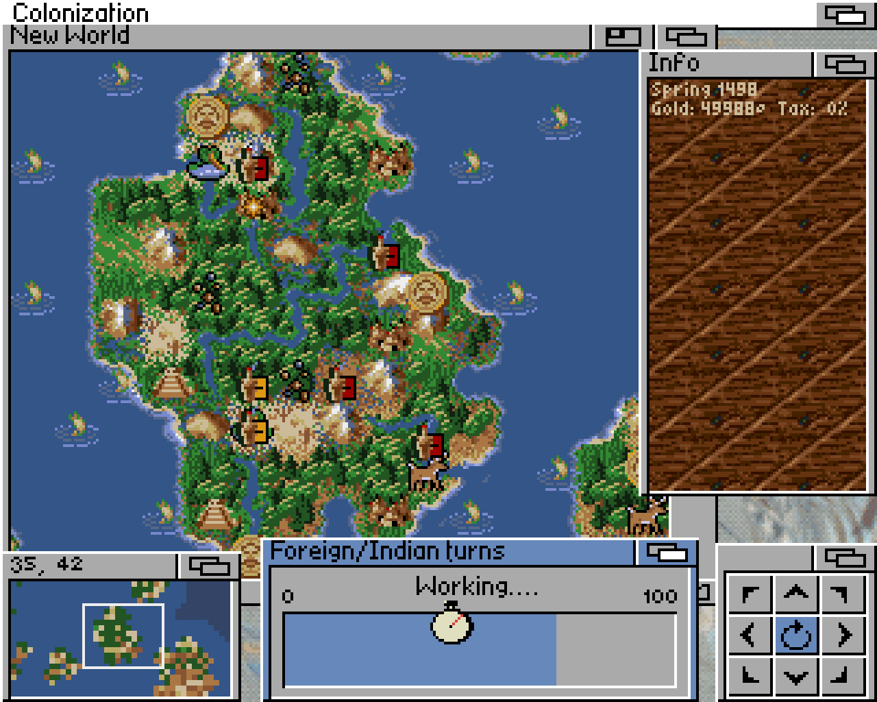 [27/02/2020] Auch das in der neuen Welt angesiedelte Colonization aus dem Jahr 1994 war ein hervorragendes Aufbaustrategiespiel. Das Problemthema Sklaverei blendete es jedoch komplett aus.