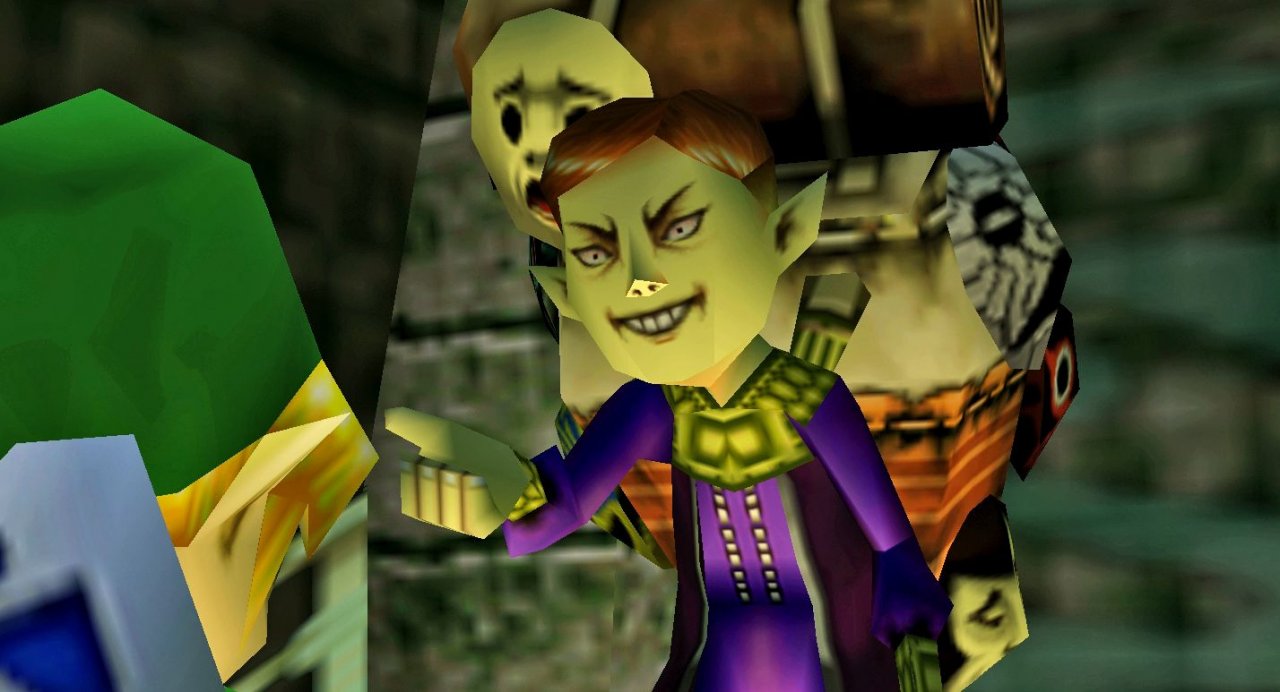 [12/03/2020] Was hat es mit dem mysteriösen Maskenhändler auf sich? In Ocarina of Time spielte er nur eine Nebenrolle, hier ist er beinahe Auslöser für den Untergang der Welt.