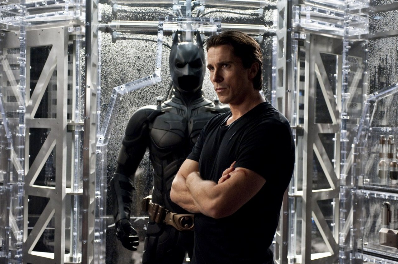 Christian Bale in The Dark Knight.