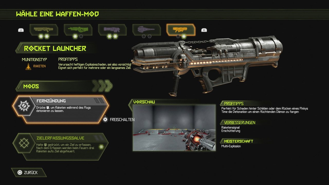 [18/03/2020] Wie im Vorgänger dürft ihr die meisten Waffen mit zwei Sekundärfeuermodi aufwerten, das macht die Knarren bis zum Spielende nützlich. (PS4)