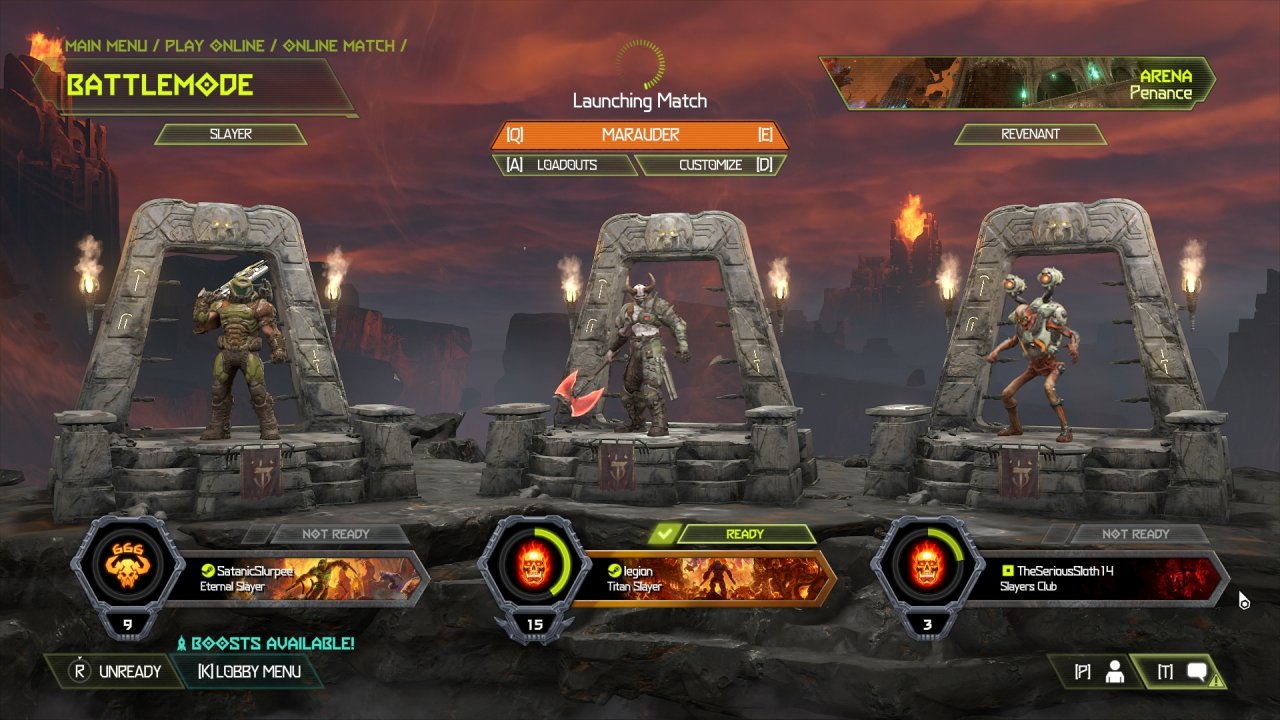 [25/03/2020] Vor dem Match legt ihr fest, ob ihr Slayer oder Dämon spielen wollt.