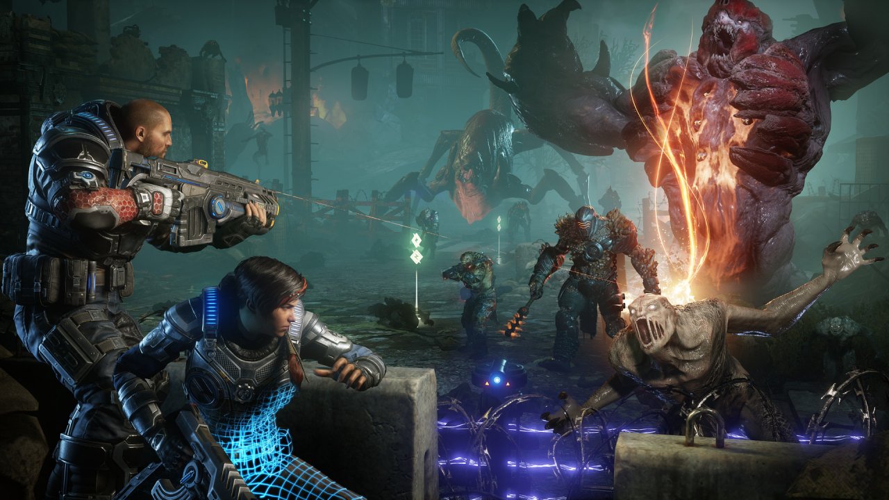 Die Protagonistin von Gears 5 ist Kait Diaz, die eine mysteriöse Vergangenheit mit den Locust, den Antagonisten des Gears-Universum, verbindet.