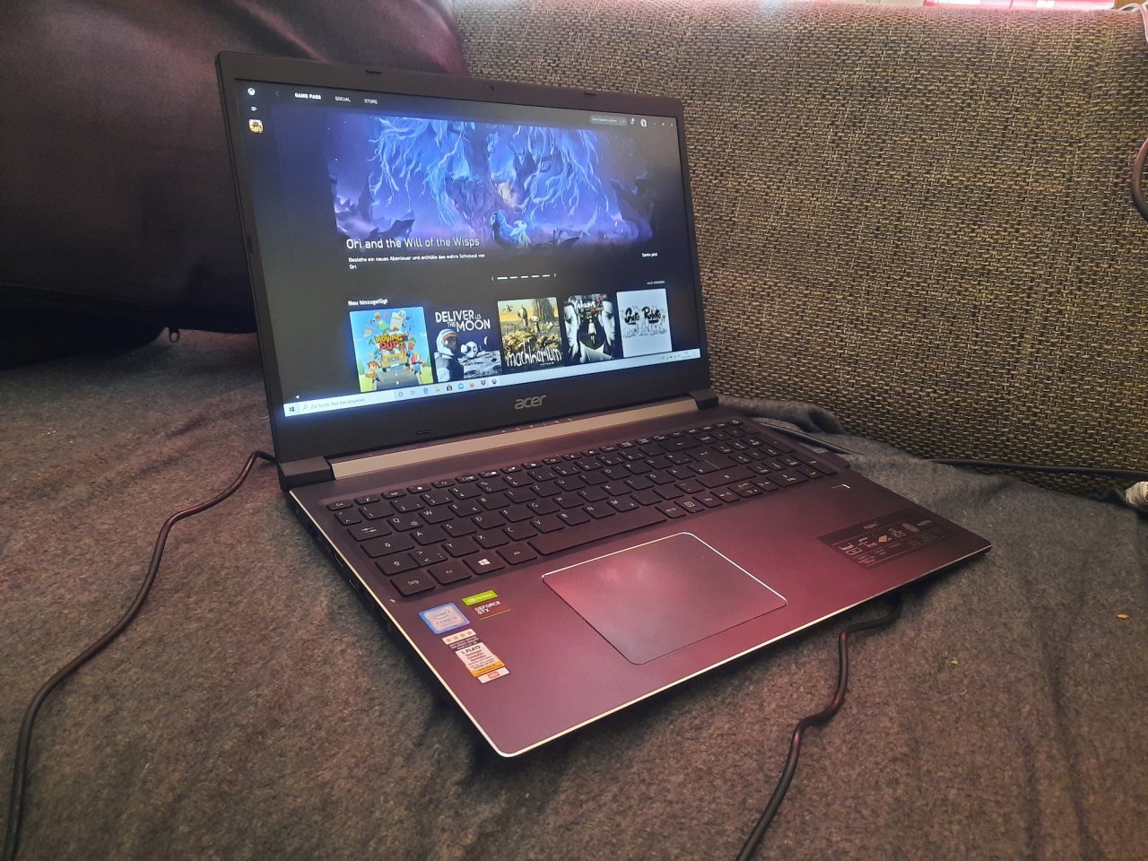 [28/04/2020] Das Acer Aspire A7 A715-74G-57L9&nbsp; im Test
