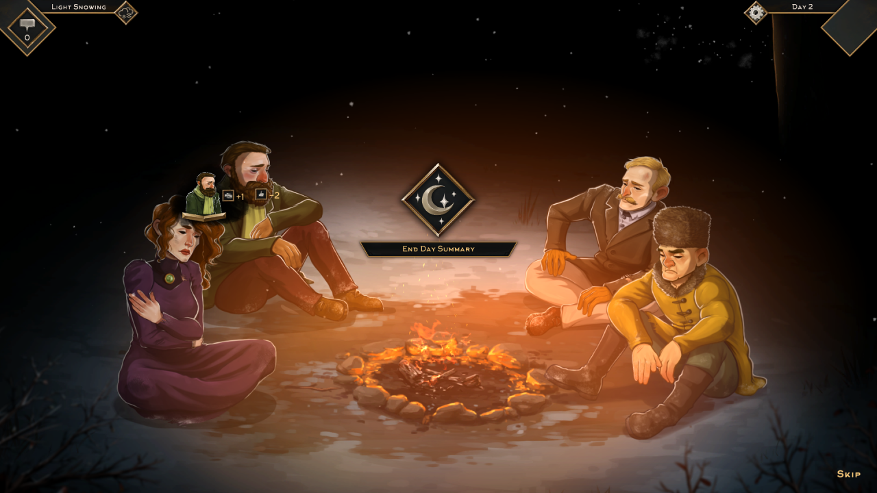 [09/04/2020] Durch nächtliche Unterhaltungen können wir Quests bekommen, durch die wir aus der sibirischen Tundra entfliehen.