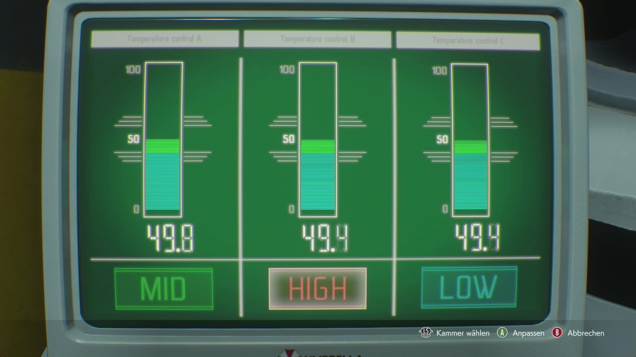 [07/04/2020] Den Impfstoffmixer stellt ihr auf MID, HIGH, LOW