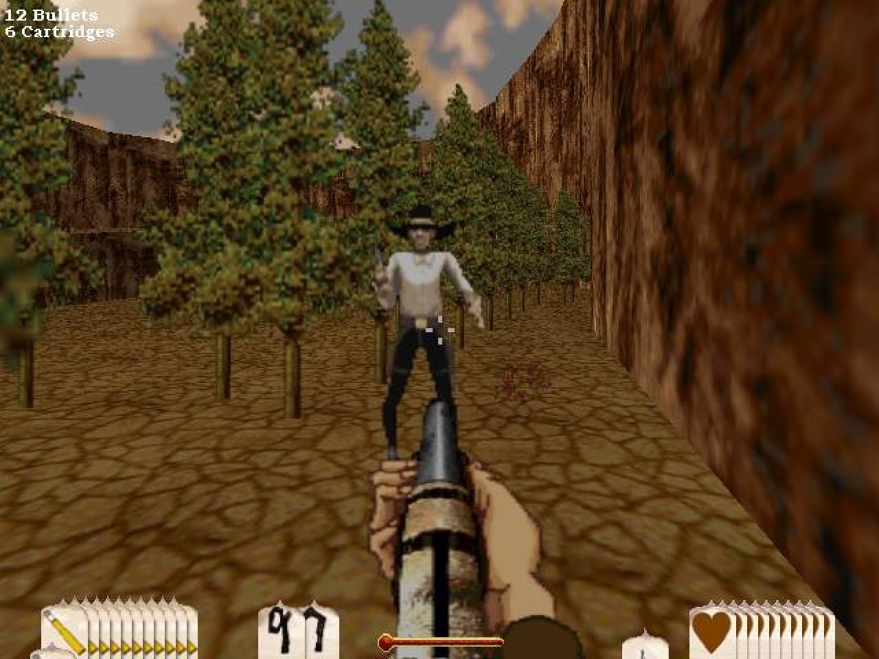 [27/04/2020] Sämtliche Gegner, Tiere und Bäume werden in Form von 2D-Sprites dargestellt. Das war 1997 bereits völlig veraltet.