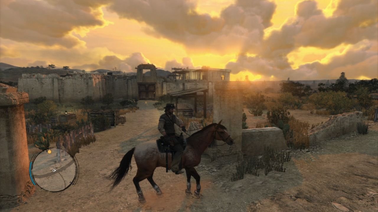 [03/04/2020] Red Dead Redemption spielte gekonnt mit der Lichtstimmung eines Westerns: Die Weite der Landschaft, wenige Wolken am Himmel und eine untergehende Sonne – da bekam man soofrt Lust auf einen Ausritt oder ein prasselndes Lagerfeuer. &nbsp;