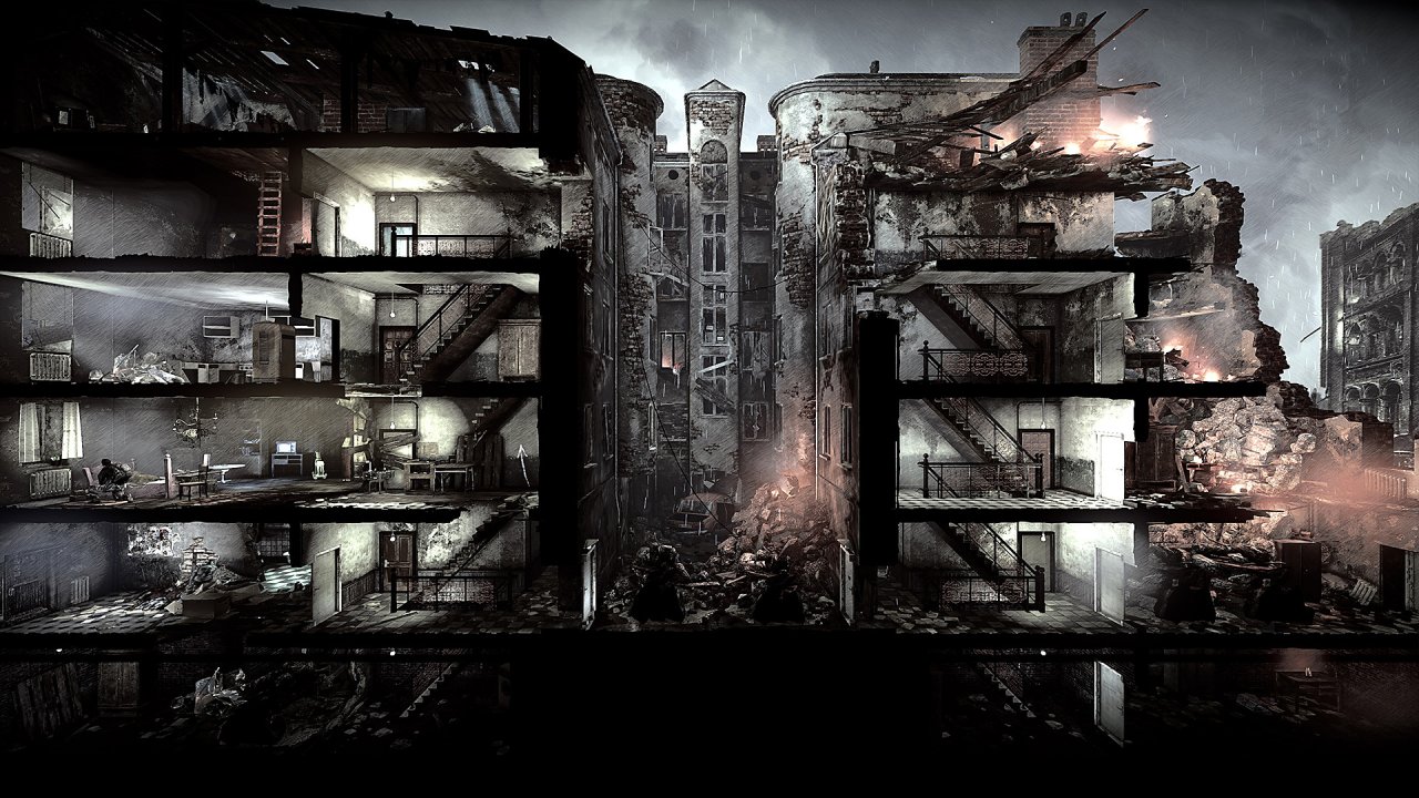 [02/04/2020] In This War of Mine kämpfen Zivilisten in einer vom Krieg zerrütteten Stadt ums Überleben. Indie-Entwickler 11 Bit Studios setzte die heikle Thematik mit viel Fingerspitzengefühl um und erntete dafür eine Bestnote nach der anderen.