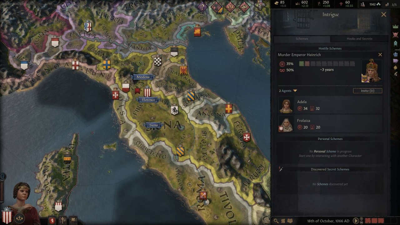 [14/05/2020] Intrigen sind ein wichtiger Bestandteil von Crusader Kings 3. Ihr könnt sogar versuchen, unliebsame Widersacher ermorden zu lassen.