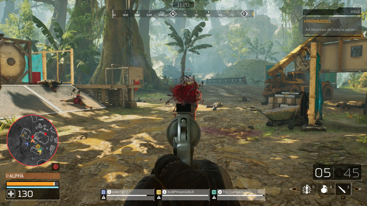 Die verschiedenen Schießprügel in Predator: Hunting Grounds unterscheiden sich eigentlich nur in ihren Schadenswerten. Aufgrund der fehlenden Ballistik steuern sie sich alle recht gleich. 