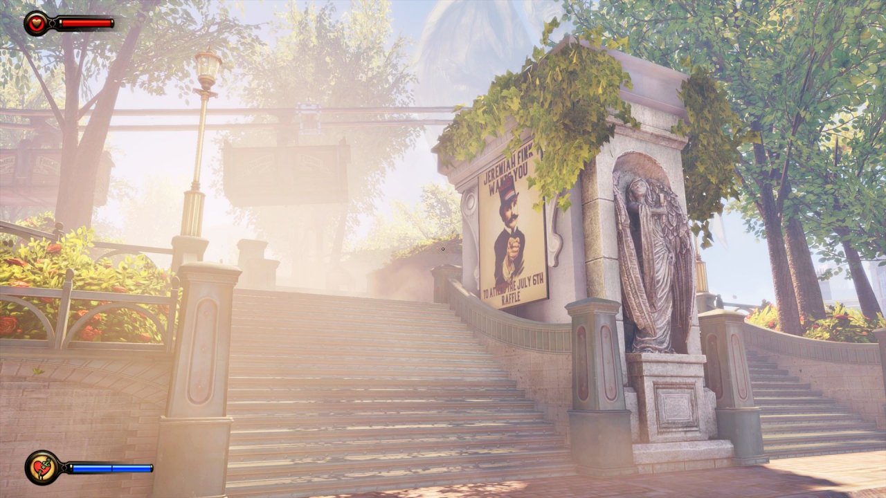 [03/06/2020] Anders als in den ersten beiden Spielen der Reihe ist es in Bioshock Infinite nur selten dunkel. Der Fokus liegt nicht auf Horror.