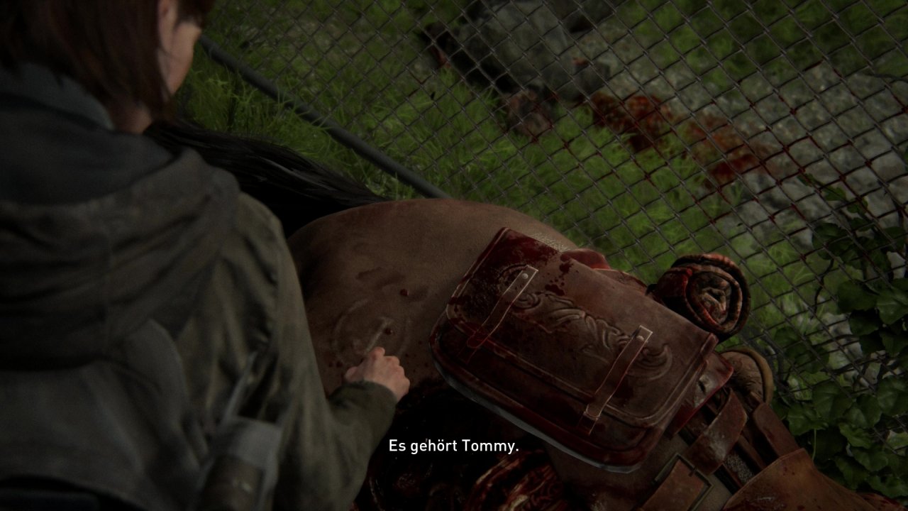 [19/06/2020] Tommys Tasche an seinem Pferd.