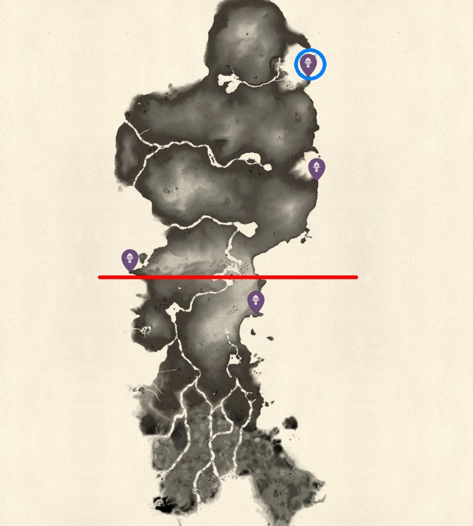 [30/07/2020] Alle Leuchttürme in Ghost of Tsushima - Zweiter und dritter Inselteil. Im dritten Teil oben rechts findet ihr einen blau markierten Turm. Diesen entzündet ihr erst nach der Quest Endlos blauer Himmel.