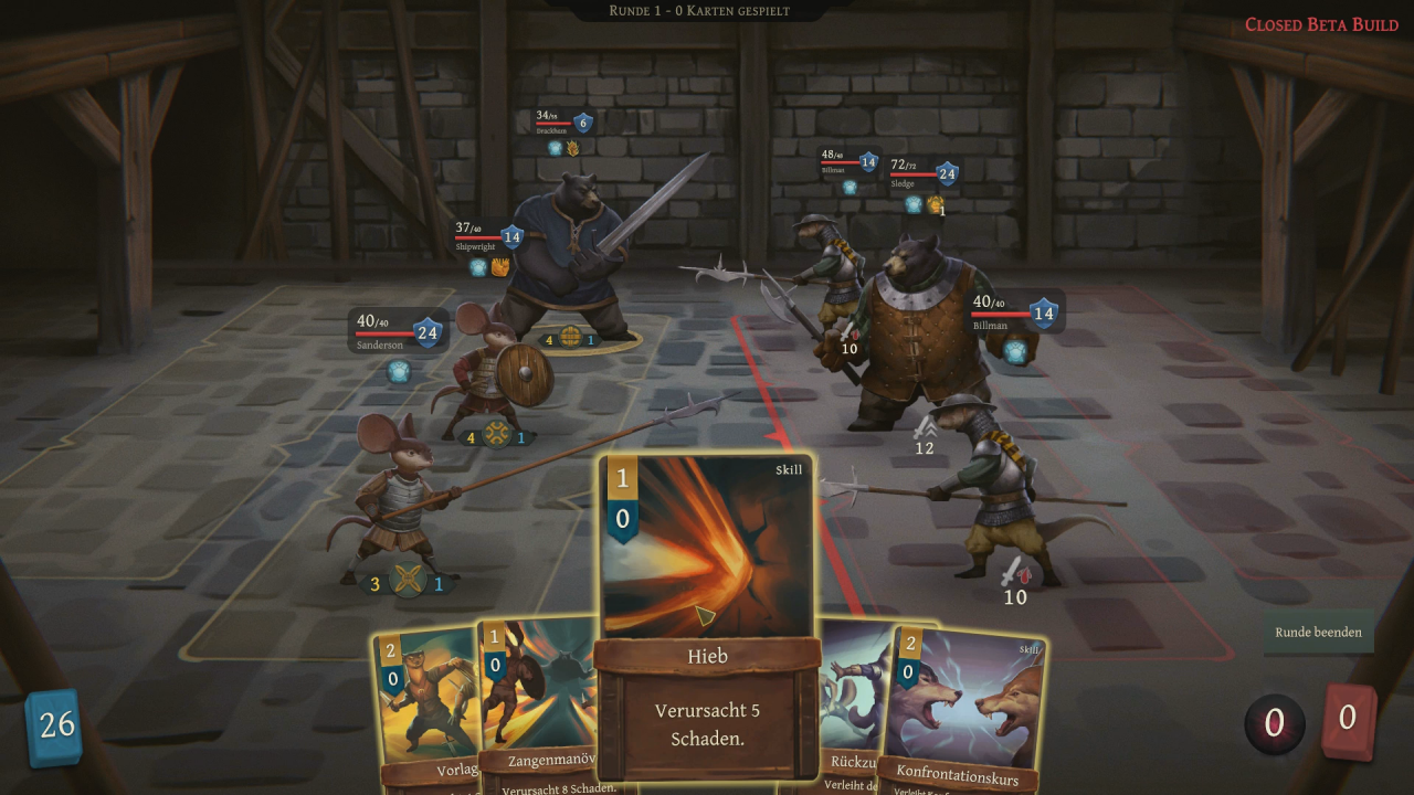 [28/07/2020] Early-Access-Preview zu Banners of Ruin: Deckbuilding und Roguelite in einem Topf