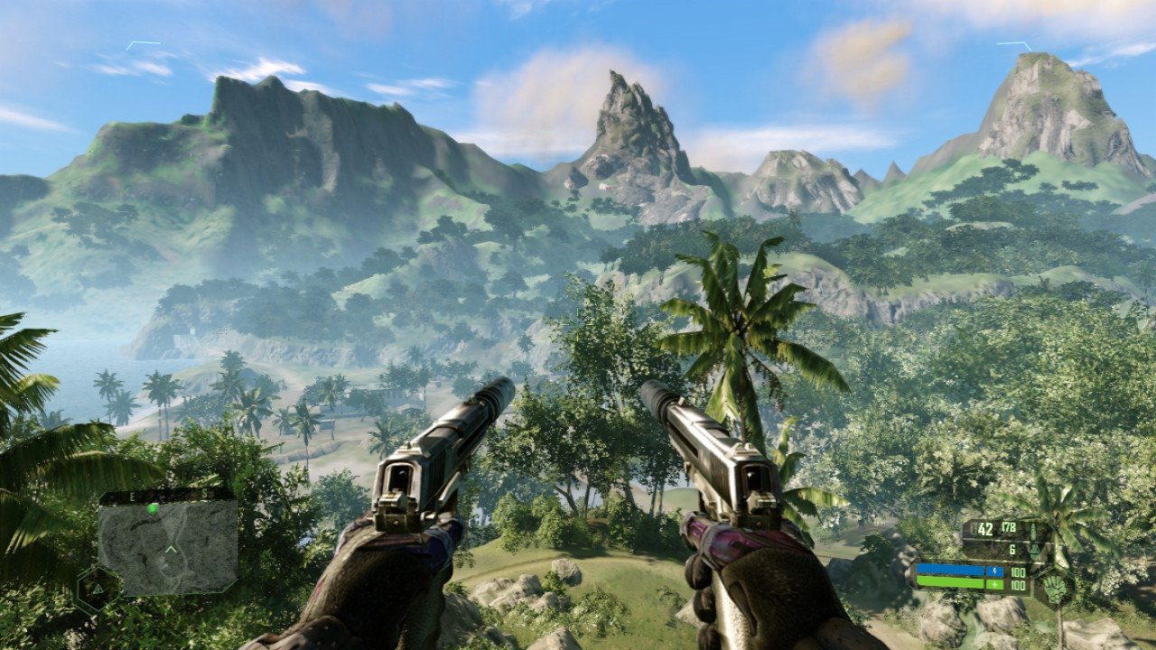 [29/07/2020] Auch wenn auf Distanz weniger Vegetation gerendert wird, sind die Panoramen immer noch schick.