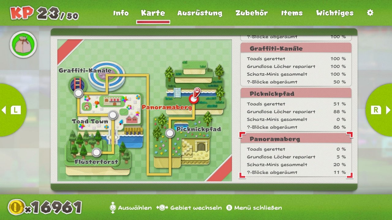 [07/07/2020] Anstatt wie in den letzten drei Teilen der Reihe Levels erwartet uns diesmal eine zusammenhängende Welt. Von Anfang an frei erkundbar ist sie aber nicht.