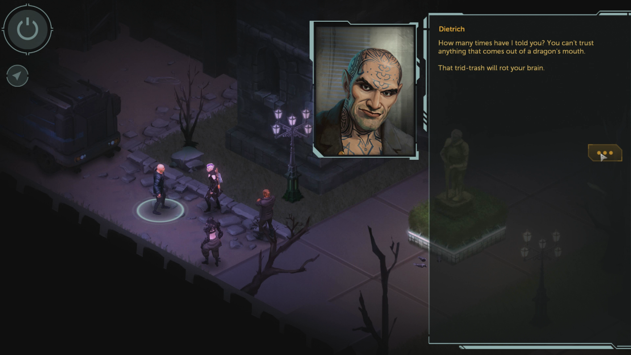 [29/07/2020] In Dragonfall sind wir Teil eines eingefleischten Teams aus Runnern, dazu gehört etwa auch der Schamane Dietrich.