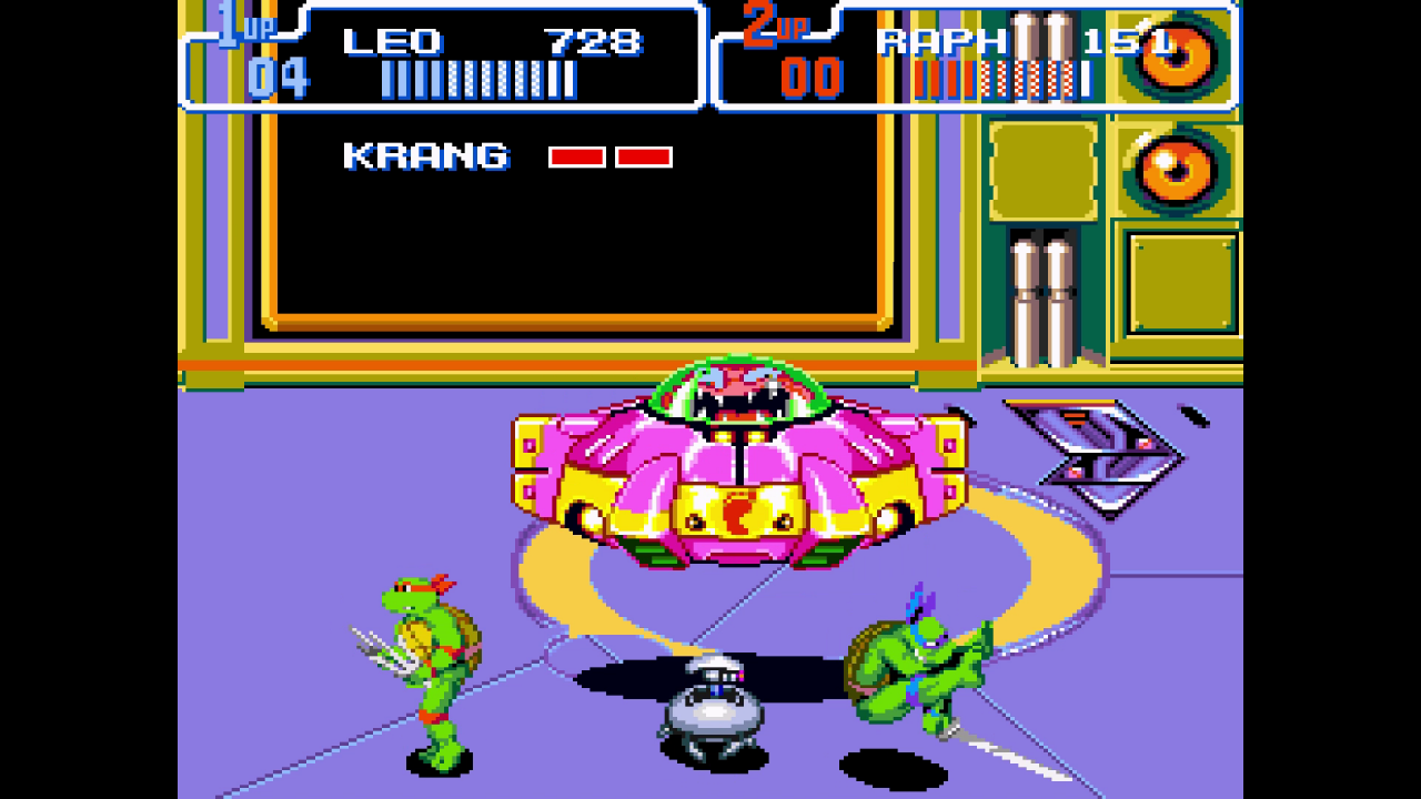 [28/07/2020] Auch in die Zukunft verschlägt es die grünen Helden. Dort wartet der fiese Krang in einem passenden UFO.