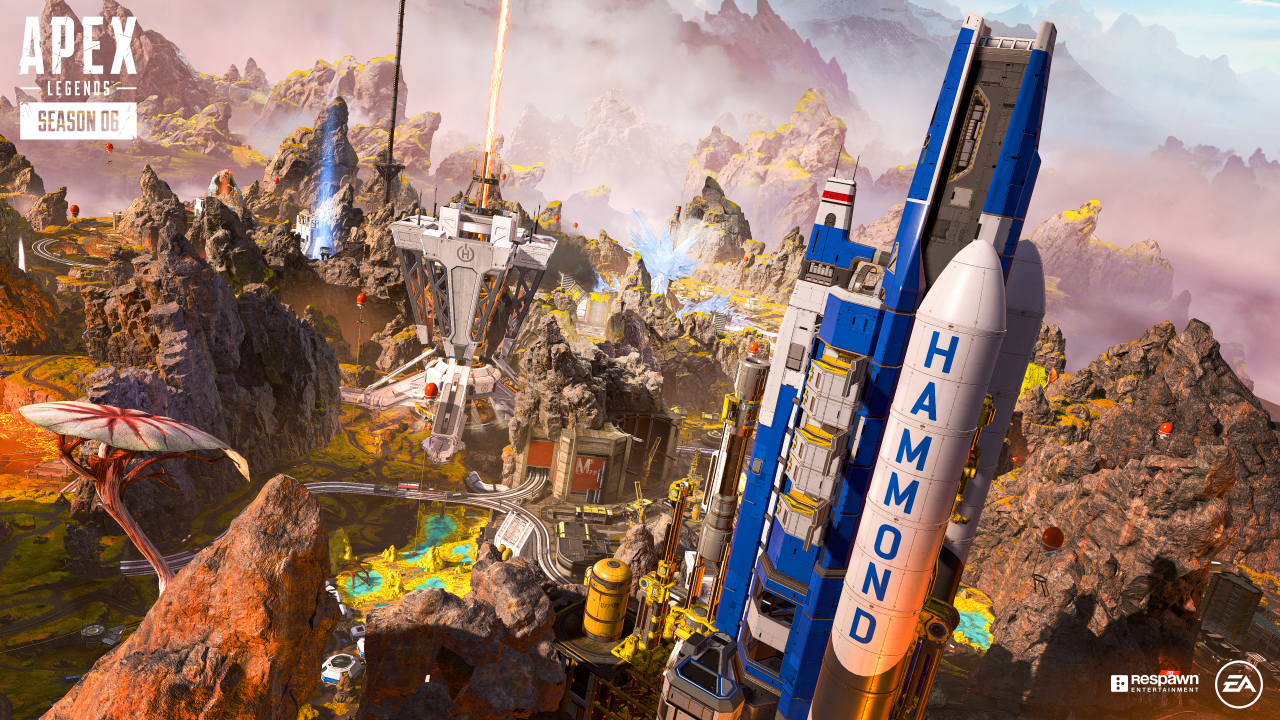 [17/08/2020] Hammond Robotics ist bereits seit Titanfall ein bekannter Anratgonist in Respawn Entertainments Spieleuniversum. Nun errichten sie gleich einen ganzen Raketen-Startplatz auf der neuesten Karte 