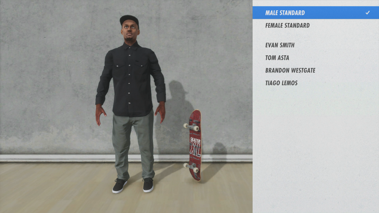 [07/08/2020] Im Charaktereditor könnt ihr eure Skater individuell anpassen.