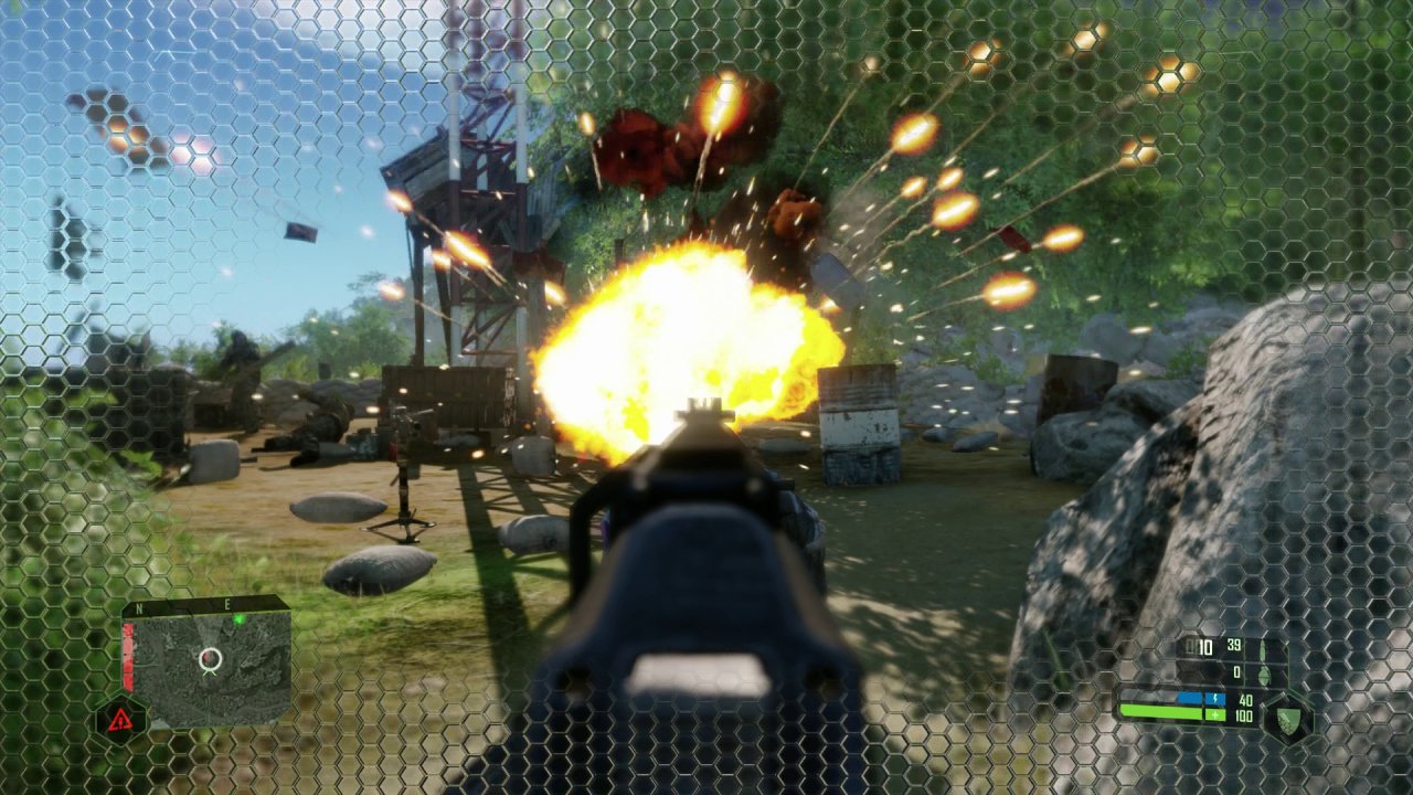 [24/09/2020] Immer noch klasse: Türme und kleine Hütten könnt ihr mit Explosionen sprengen, mit Fausthieben zerlegen oder mit einem Fahrzeug einreißen.&nbsp;(PS4 Pro)