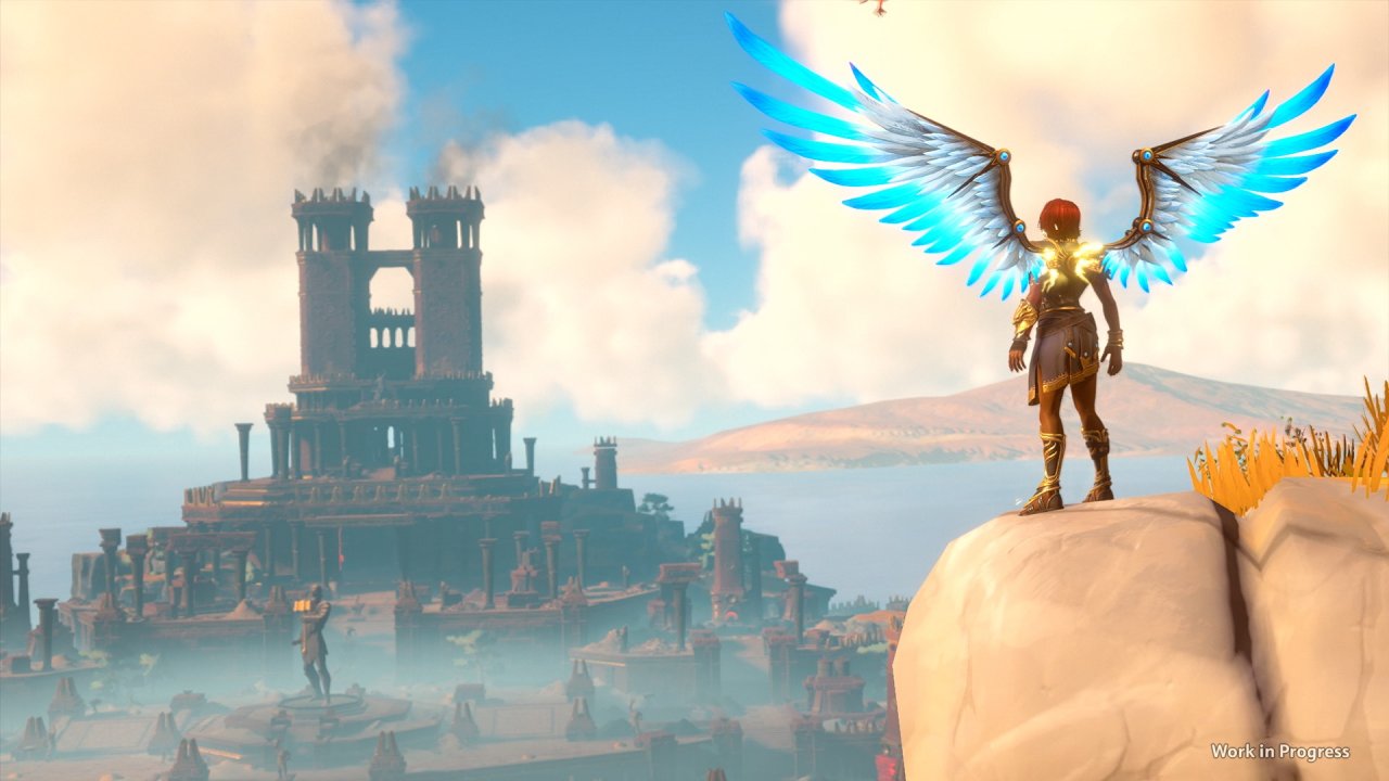 [10/09/2020] In Immortals: Fenyx Rising schlüpft ihr in die Rolle der namensgebenden Heldin, die die Welt der griechischen Götter vor dem Giganten Typhon beschützen muss.