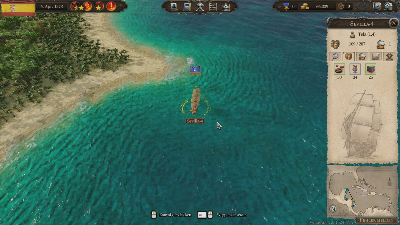 [22/09/2020] Port Royale 4: Dieses Boot gerät in unserem Test leicht ins Schwanken (5)